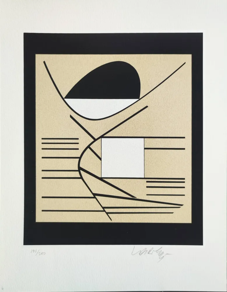 Siebdruck Vasarely - Balaton