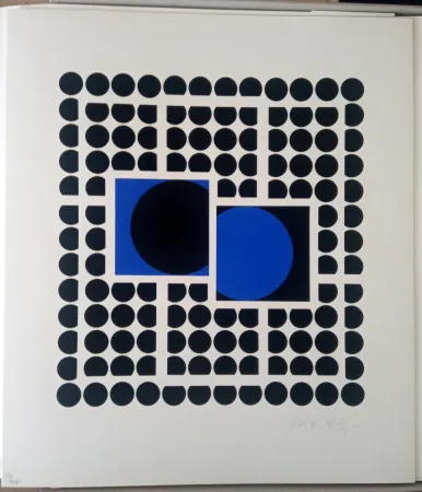 Siebdruck Vasarely - Bellatrix