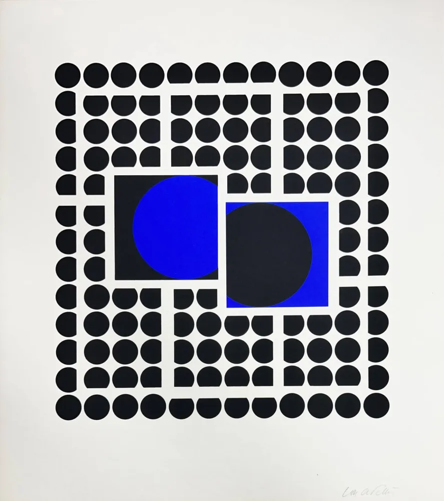 Siebdruck Vasarely - Bellatrix