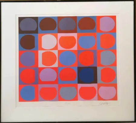 Siebdruck Vasarely - Bellatrix - Pyr 