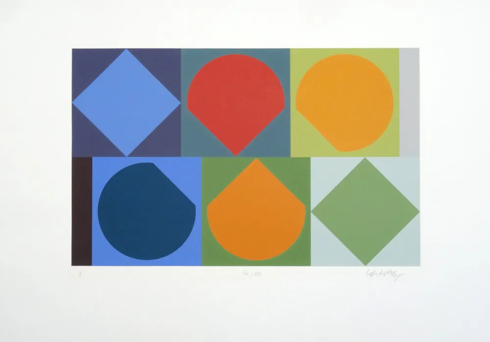 Siebdruck Vasarely - Beryll-1X