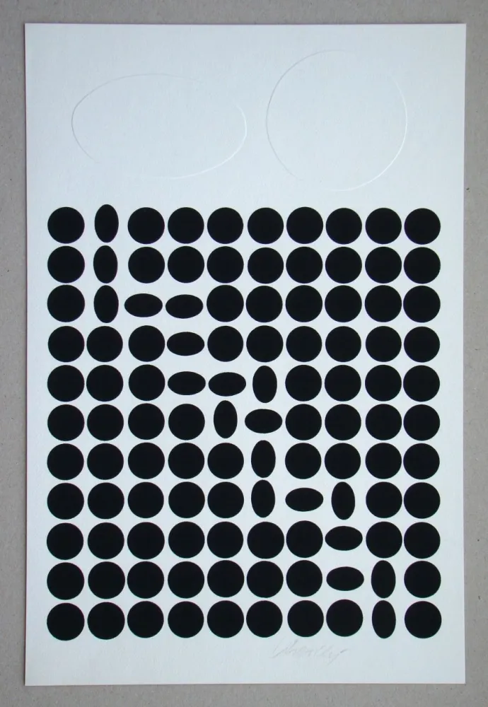 Siebdruck Vasarely - Bételgeuse ( relief )