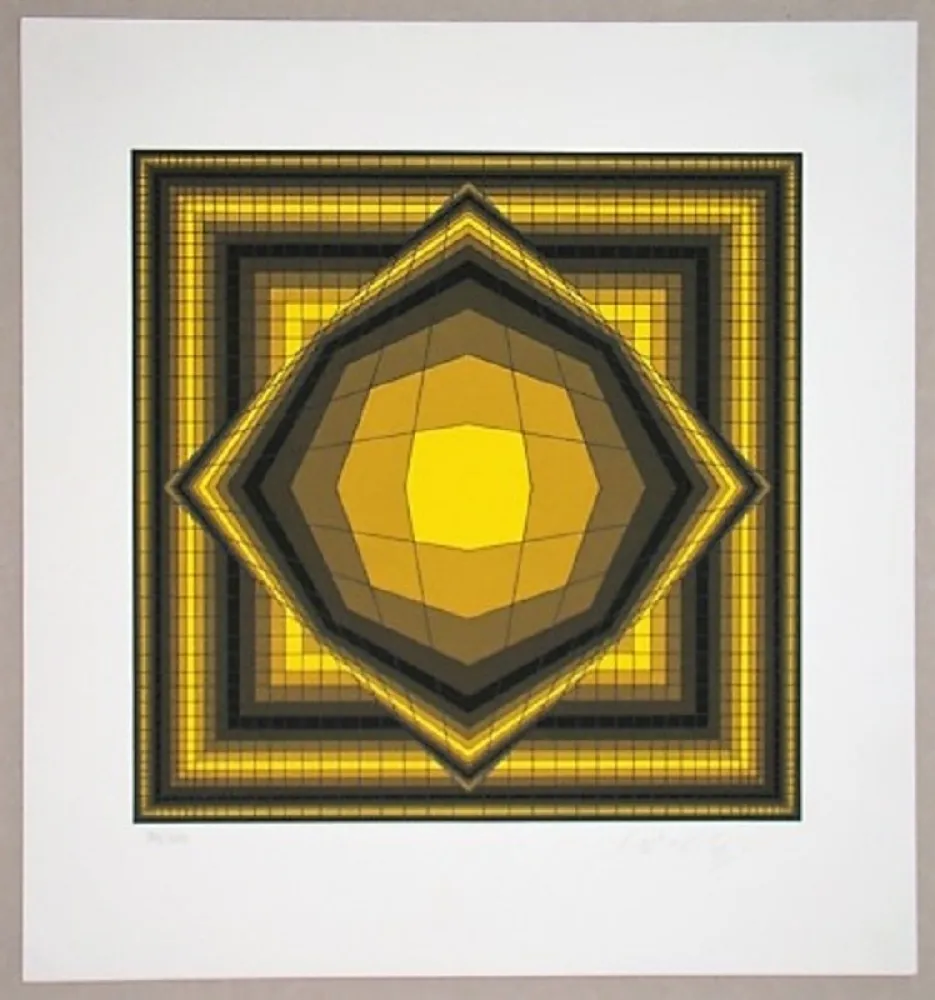 Siebdruck Vasarely - Boréal