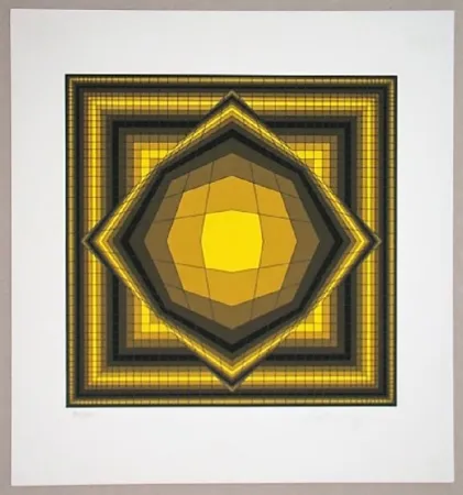 Siebdruck Vasarely - Boréal