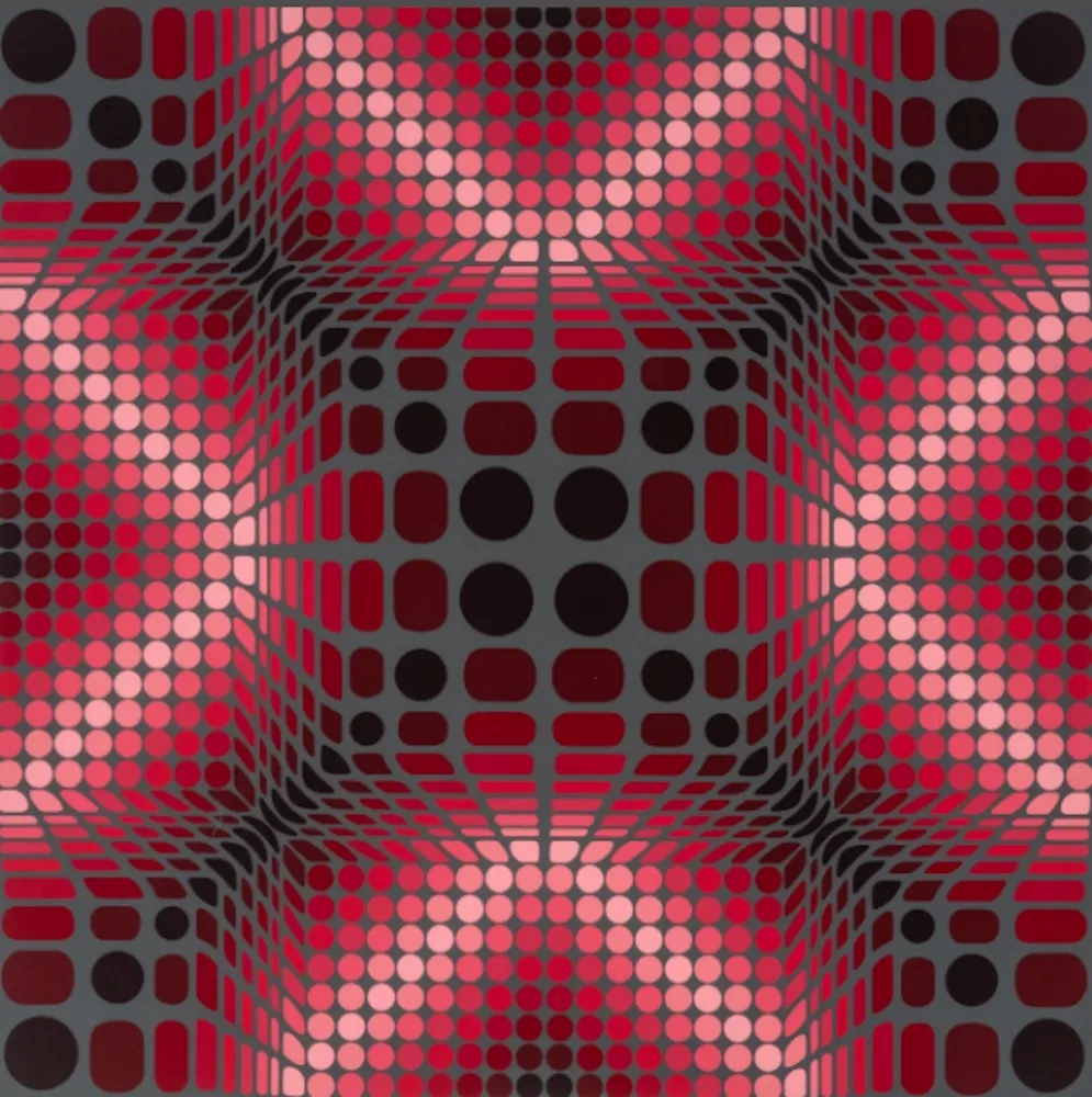 Siebdruck Vasarely - Boulouss