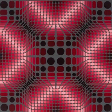 Siebdruck Vasarely - Boulouss