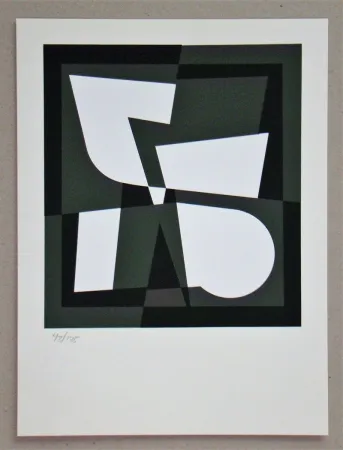Siebdruck Vasarely - Cingsha