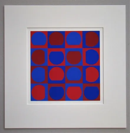 Siebdruck Vasarely - Composition 1964