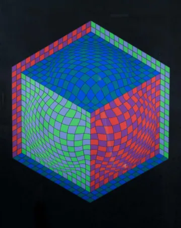 Siebdruck Vasarely - Dagg 2