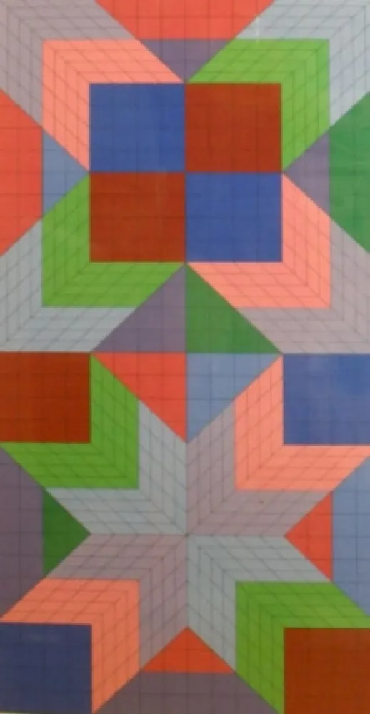 Siebdruck Vasarely - Door