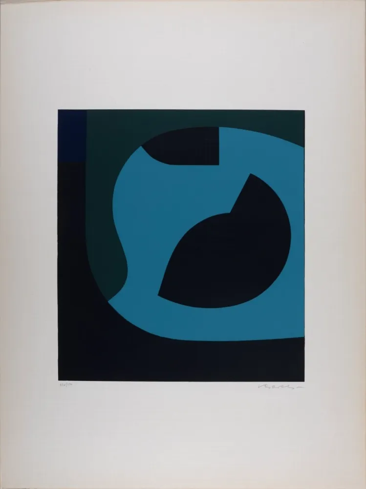 Siebdruck Vasarely - El Llano