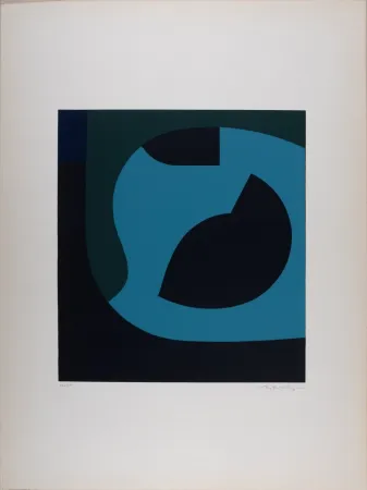 Siebdruck Vasarely - El Llano