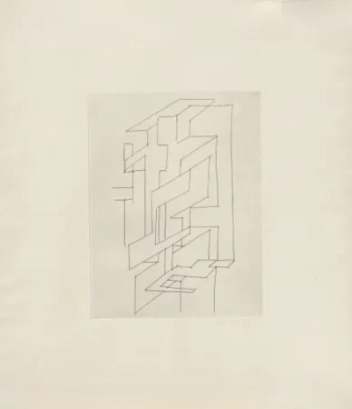 Stich Vasarely - Gordes Gestalt