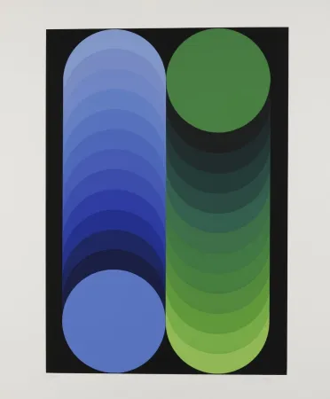 Siebdruck Vasarely - Gordes Kidio