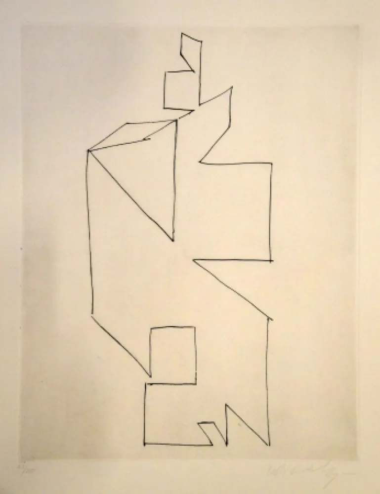 Stich Vasarely - Gordes Synthèse