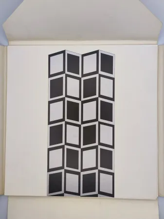Siebdruck Vasarely - Honisch, Dieter. Formen der Farbe. 