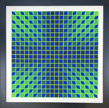 Siebdruck Vasarely - Jindey