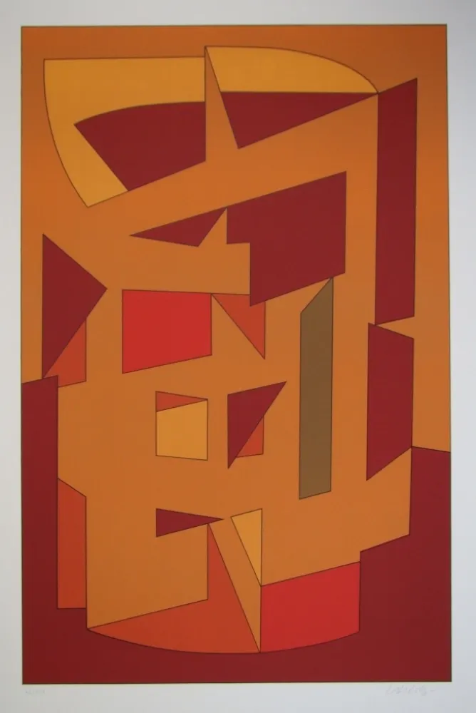 Siebdruck Vasarely - Kallion