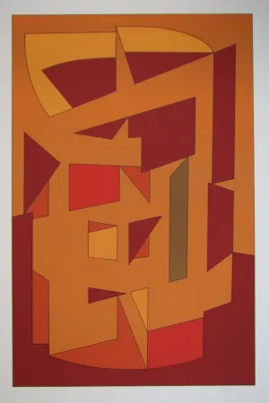 Siebdruck Vasarely - Kallion