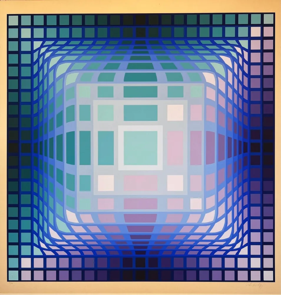 Siebdruck Vasarely - Koska-Pint 