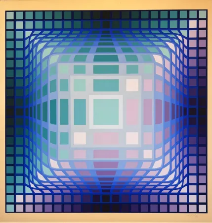 Siebdruck Vasarely - Koska-Pint 