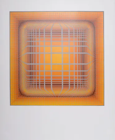 Lithographie Vasarely - Koska-Vall, 1974 