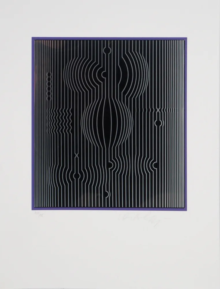 Siebdruck Vasarely - Manipur