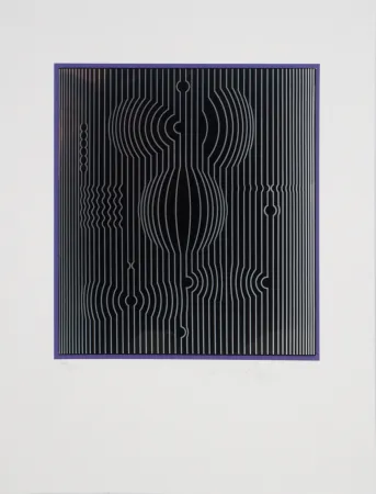 Siebdruck Vasarely - Manipur