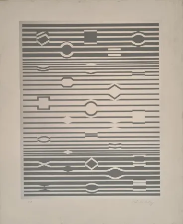 Siebdruck Vasarely - Mar-Kab 