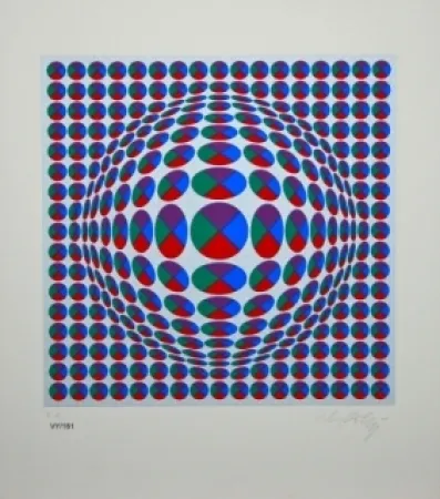 Keine Technische Vasarely - Neptune Argent