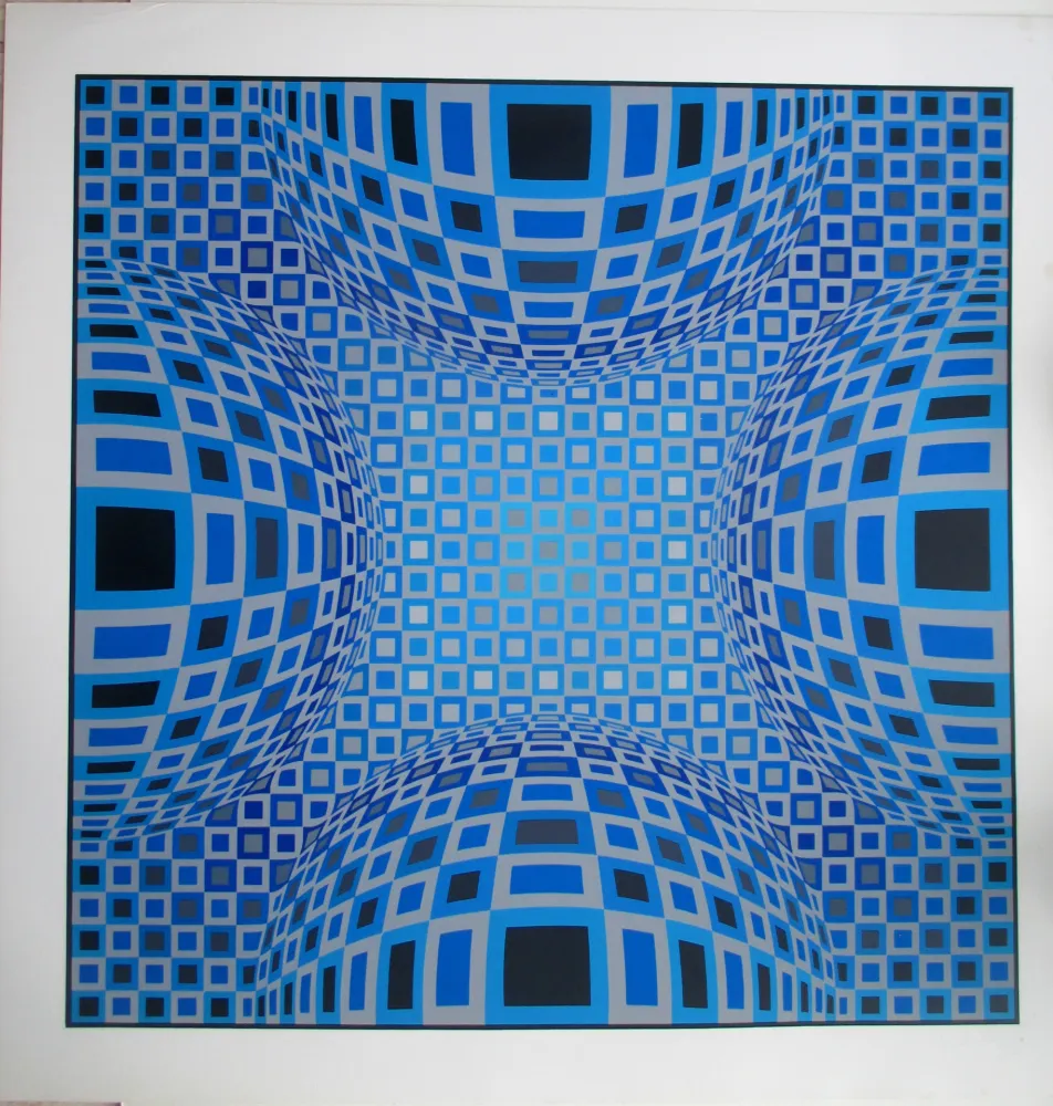 Siebdruck Vasarely - No title
