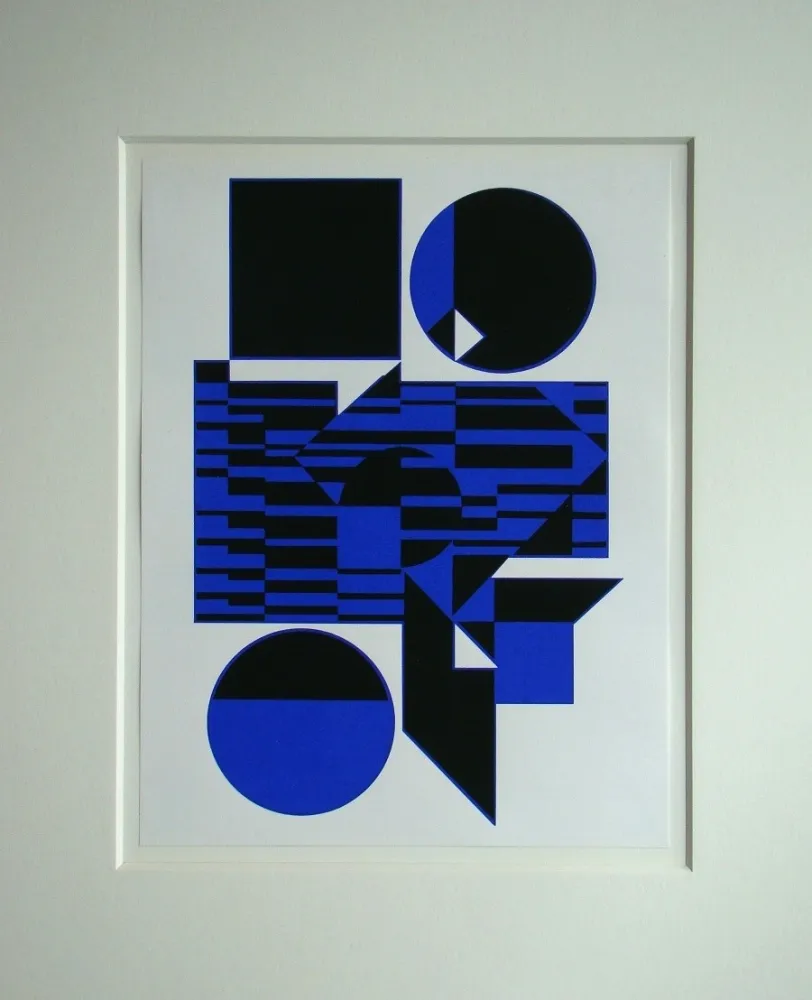 Siebdruck Vasarely - OB