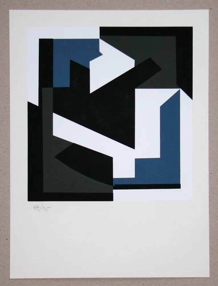Siebdruck Vasarely - Olbio II.