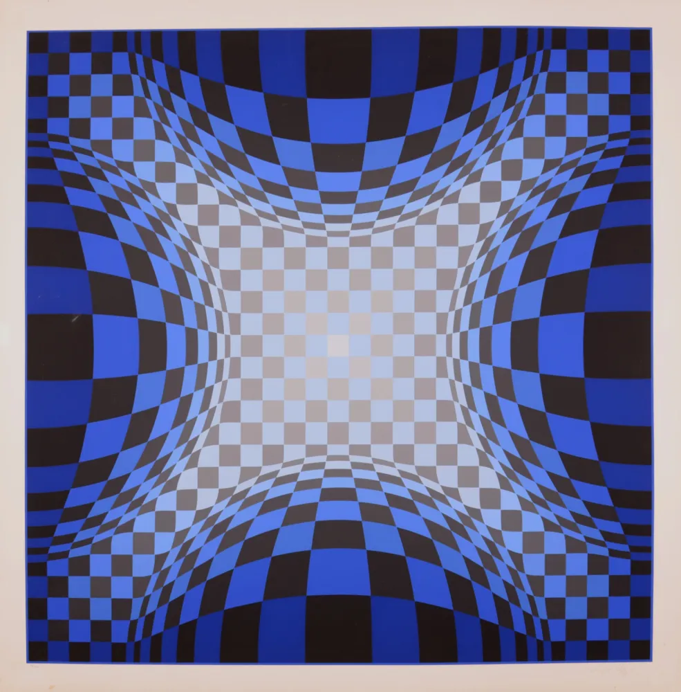 Siebdruck Vasarely - OND-LZ, 1974