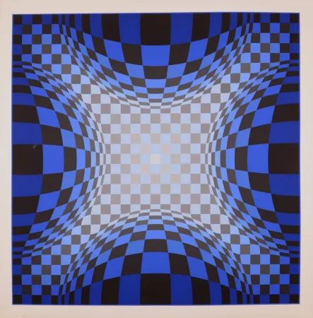 Siebdruck Vasarely - OND-LZ, 1974