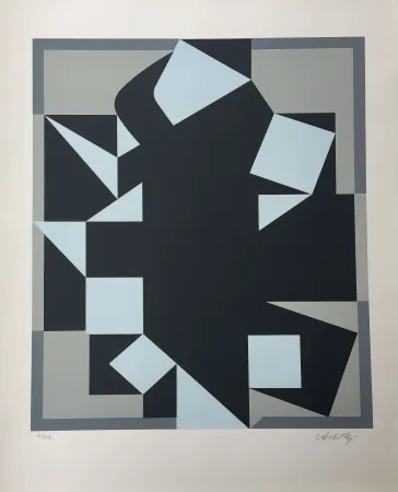 Siebdruck Vasarely - Orgovan