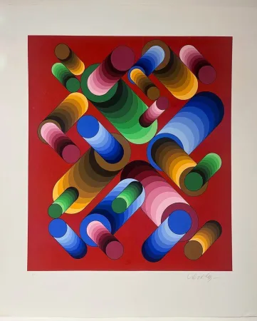 Siebdruck Vasarely - Oslop 