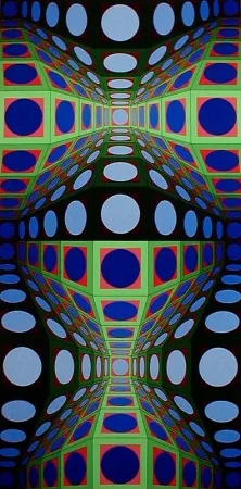 Siebdruck Vasarely - Pava