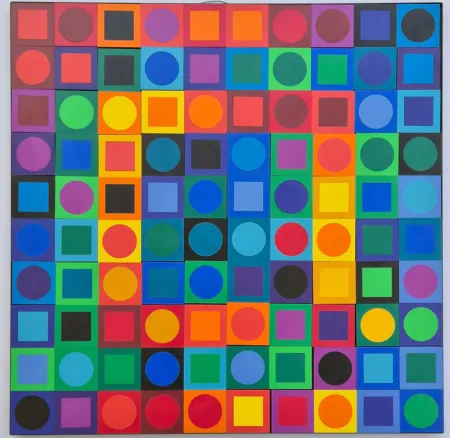 Multiple Vasarely - Planetary Foklore Participations No. 1