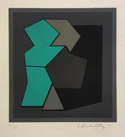 Siebdruck Vasarely - Quami-1