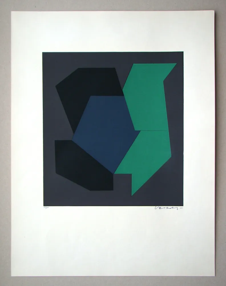 Siebdruck Vasarely - Quami