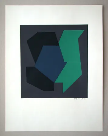 Siebdruck Vasarely - Quami