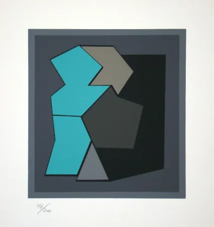 Siebdruck Vasarely - Quami