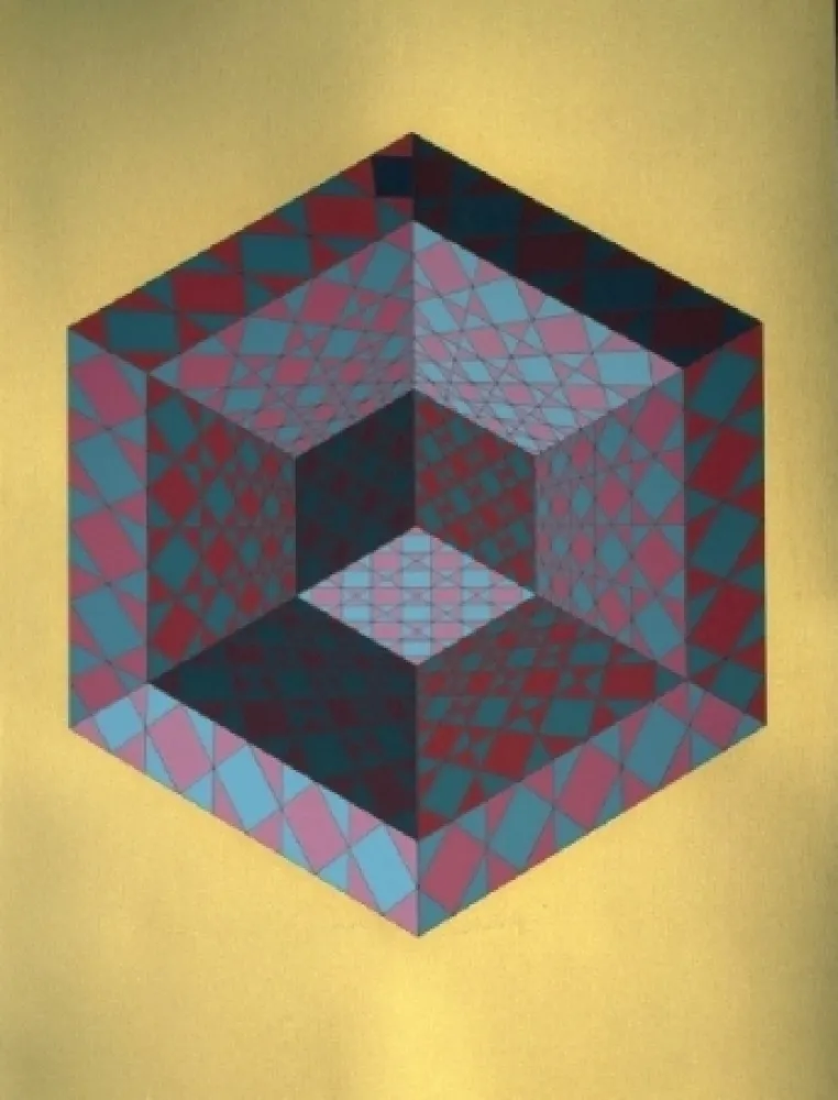 Siebdruck Vasarely - SANCTON