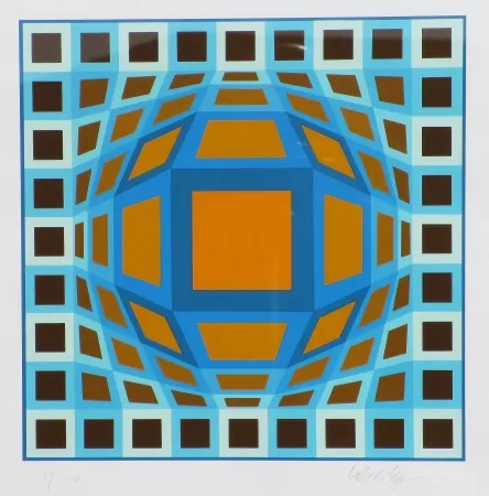Siebdruck Vasarely - Sans titre