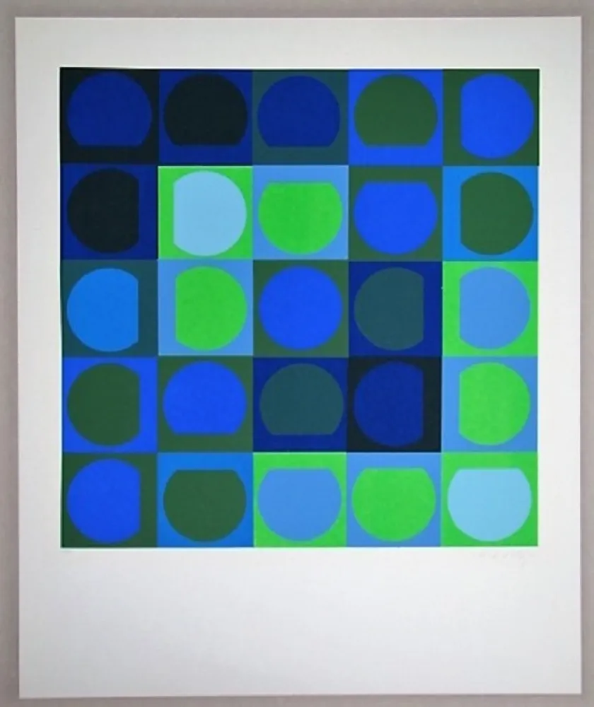 Siebdruck Vasarely - Sans titre