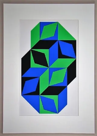 Siebdruck Vasarely - Sans titre