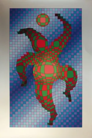 Siebdruck Vasarely - Sans titre 