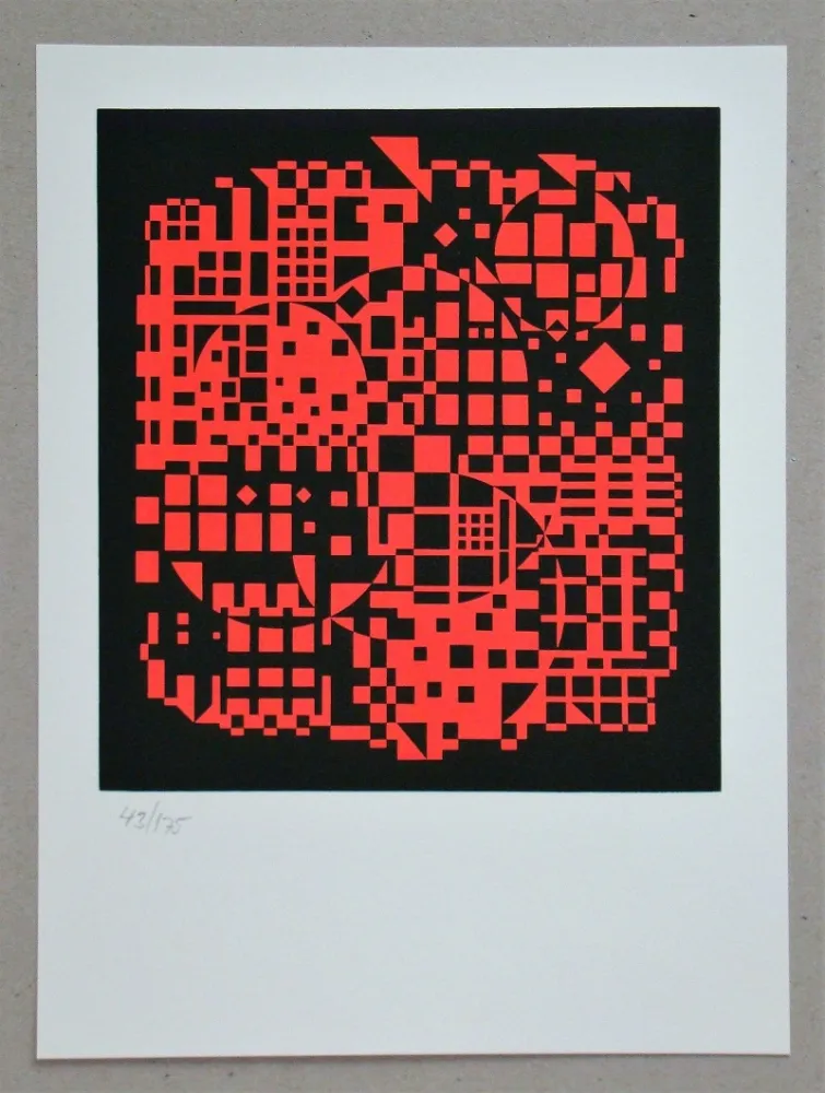 Siebdruck Vasarely - Sikkaso