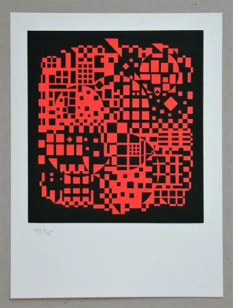 Siebdruck Vasarely - Sikkaso